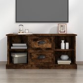 vidaXL TV-meubel - TV-meubel - 99.5 x 35.5 x 48 cm - Gerookt eiken - Kast