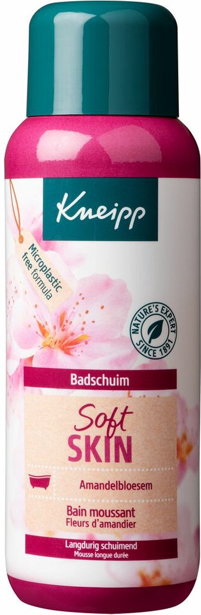 Bol.com Kneipp Badschuim Soft Skin Amandelbloesem - 6 x 400 ml - Voordeelverpakking aanbieding
