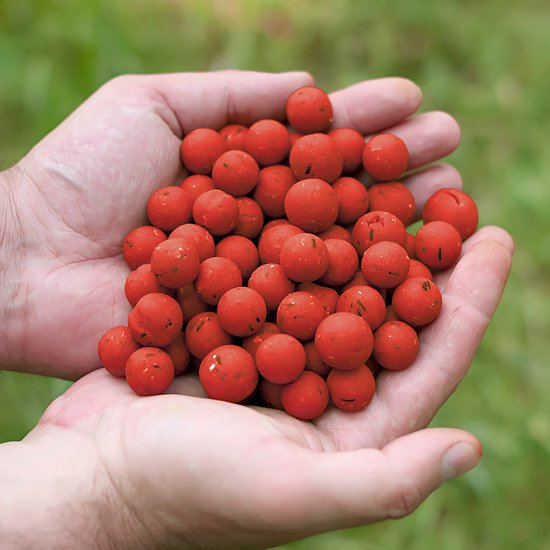 Tasty Baits -Aardbei - Boilies - 20 mm - 10 kg - Rood Karper Aas -Karper Lokvoer - Karpervissen van Merkloos — afbeelding 4