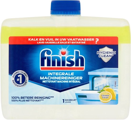 Nettoyant pour lave-vaisselle Finish - Citroen - 250 ml - Pack économique 24 pièces