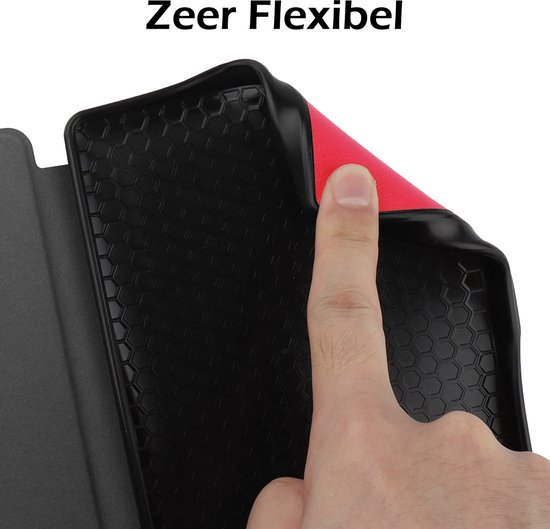 Étui adapté pour Kobo Nia Cover Bookcase Cover Sleep Cover avec protecteur d'écran - Rouge