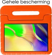 Hoesje Geschikt voor Samsung Galaxy Tab A 10.1 2019 Hoesje Kinderhoes Shockproof Hoes Kids Case - Oranje