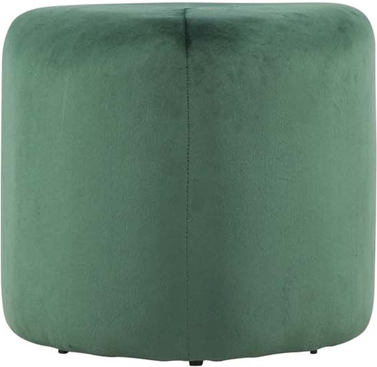 Peg poef Ø46cm velours groen.