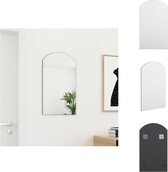 vidaXL Wandspiegel - Spiegel 70 x 40 cm - Glas Reflecterend - Frameloos - Spiegel
