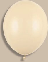 Partydeco - Ballonnen latex - ivoor 30 cm (10 stuks)