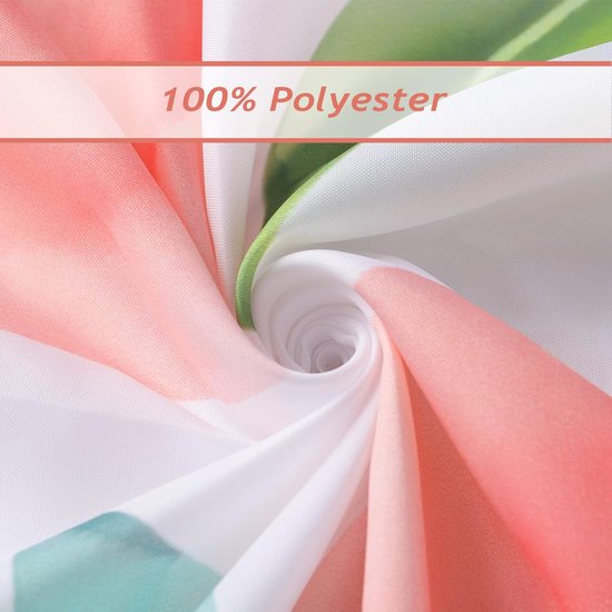 Douchegordijn perzik zomer roze fruit douchegordijnen 180 x 180 cm anti