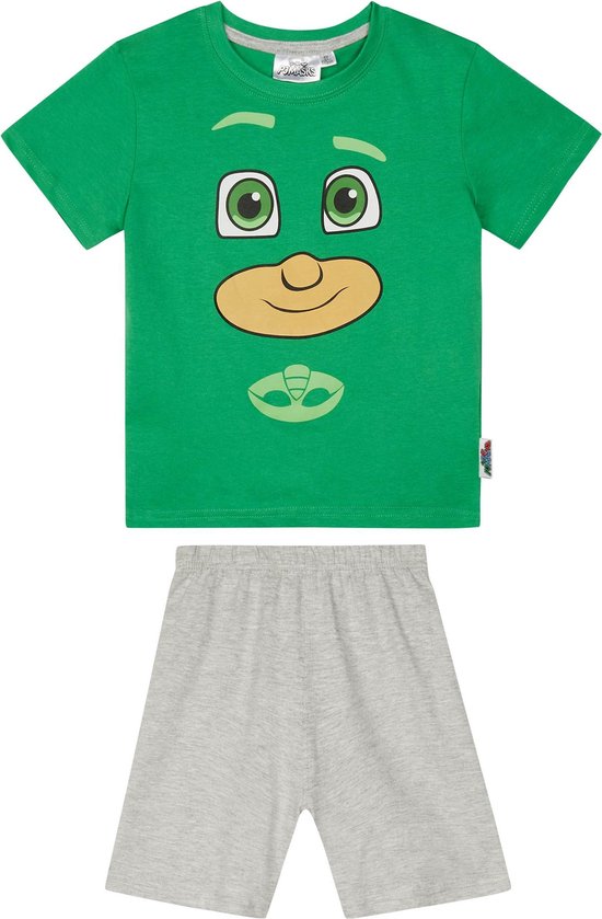 PJ-Masks-Pyjama-met-korte-mouw-groen-maat-104