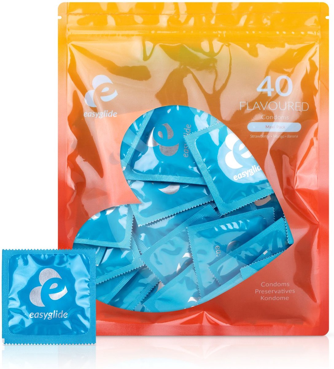 EasyGlide - Condooms Met Smaakjes - 40 stuks