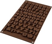 Alphabet de moule à chocolat Silikomart