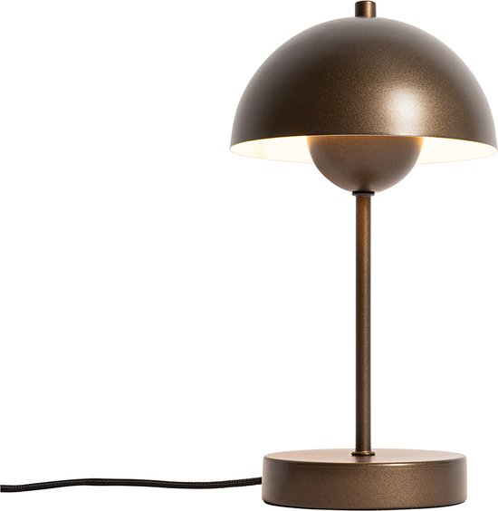 QAZQA magnax - Moderne Tafellamp - 1 lichts - H 29.5 cm - Brons - Woonkamer | Slaapkamer | Keuken
