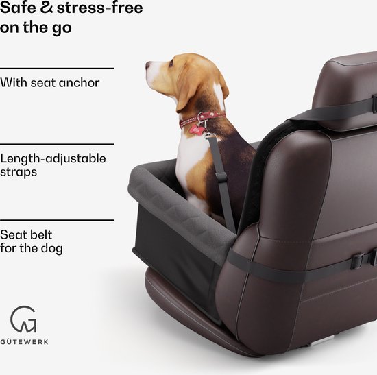 Hund Autos itz Mittel konsolen sitz Pet Booster Autos itz für kleine Hunde (Cham