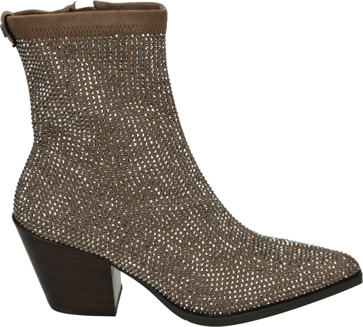 Pedro Miralles 25534 Enkellaarsjes - Enkelboots met rits - Dames - Taupe - Maat 38