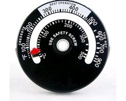 CHPN - Kachelthermometer - Thermometer - Kachel temperatuur - Temperatuur meten - Kachelpijp thermometer - Kachelpijp