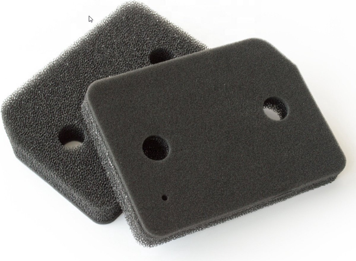 2st Filter spons foam van condensor wasdroger droogkast - 2 stuks - alternatief geschikt voor droger Miele - 210 x 155 x 30 mm - 09164761 -9164761 - Merkloos