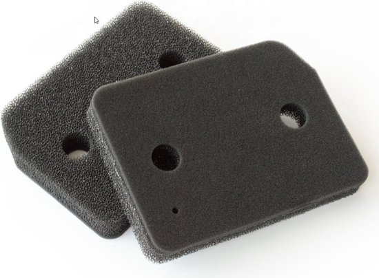 2st Filter spons foam van condensor wasdroger droogkast - 2 stuks - alternatief geschikt voor droger Miele - 210 x 155 x 30 mm - 09164761 -9164761