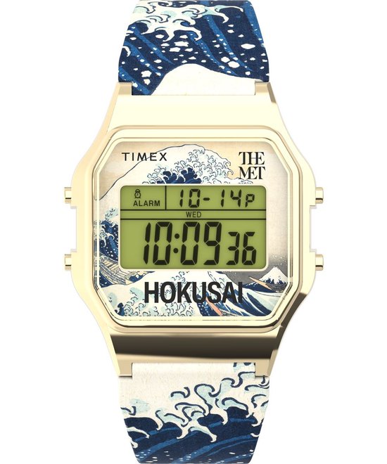 Timex The Met X Hokusai TW2W25200 Horloge - Kunststof - Multi - Ø 34 mm