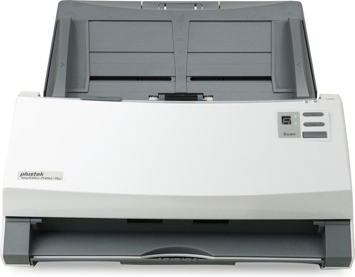 Plustek SmartOffice PS406U Plus ADF-scanner 600 x 600 DPI A4 Grijs