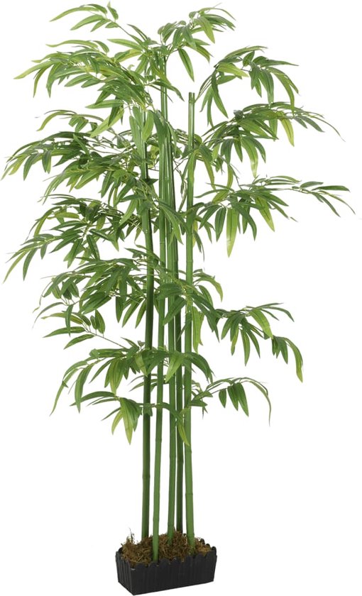 vidaXL - Kunstplant - bamboe - 576 - bladeren - 150 - cm - groen
