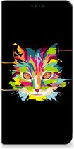 Smartphone Hoesje Geschikt voor Nokia G42 Wallet Case Leuke Verjaardagscadeaus Cat Color