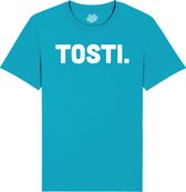 Tosti - Snack Outfit - Grappige Eten En Snoep Spreuken en Teksten Cadeau - Dames / Heren / Unisex Kleding - Unisex T-Shirt - Aqua Blauw - Maat M