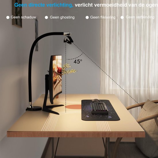 Vloerlamp 15326: Modern, Retro, Metaal, Zwart