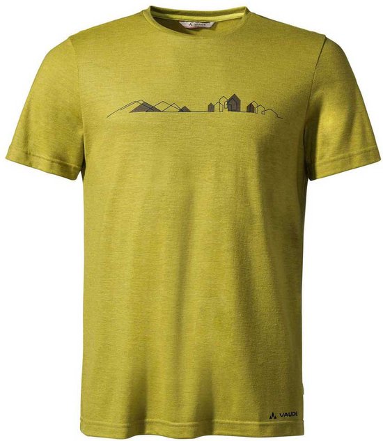Vaude Redmont Ii Korte Mouwen T-shirt Groen S Man