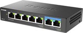 D-Link DMS-107/E netwerk-switch Unmanaged Gigabit Ethernet (10/100/1000) Zwart