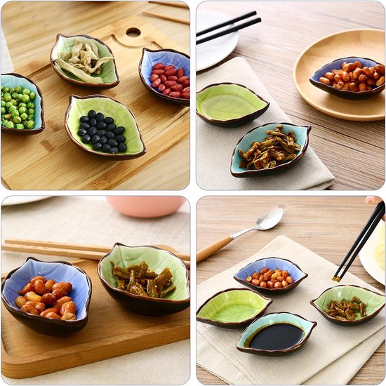 Lot De 8 Bols à Sauce En Céramique 10cm - Bols Tapas Pour Sushi, Épices, Snacks