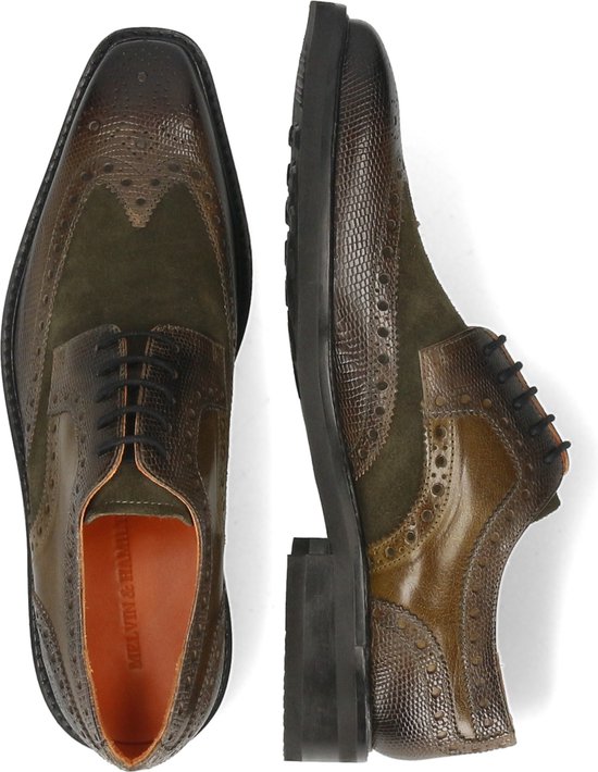 Melvin & Hamilton heren elvis 63 oxford, rood, 44 EU