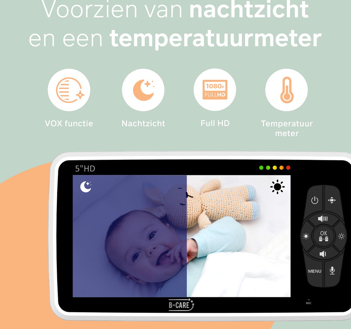 B-Care Star Supreme met 5-inch monitor en camera thumbnail 6