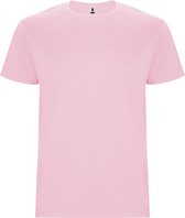 T-shirt unisex met korte mouwen 'Stafford' Lichtroze - XXL