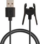 kwmobile USB-oplaadkabel geschikt voor Garmin vivosmart 4 kabel - Laadkabel voor smartwatch - in zwart