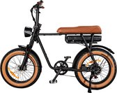 Vélo électrique EB2 Fatbike 250 watts 25 km/h Liserés 20" – 7 vitesses marron