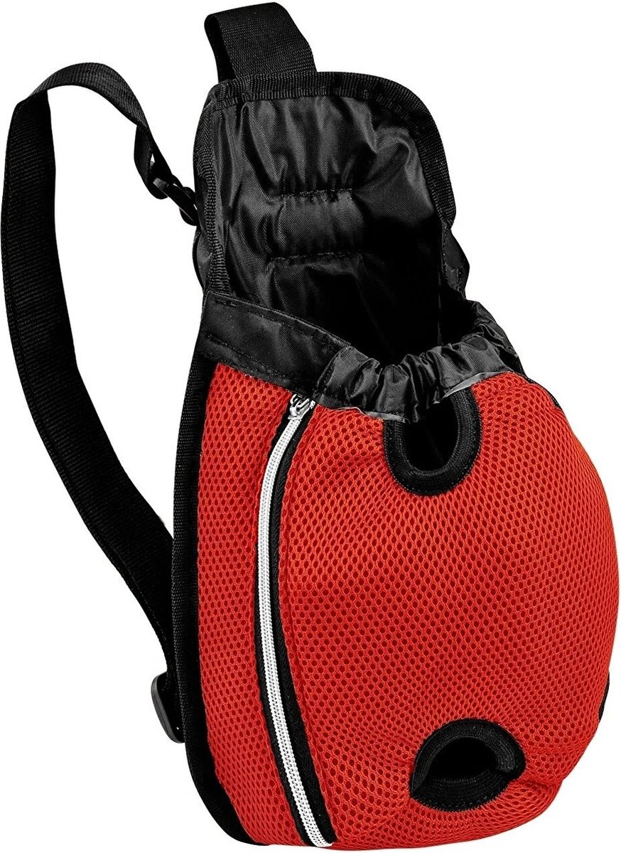 The Kangaroo Petbag - Rood - draagtassen - Reistassen - katten - honden