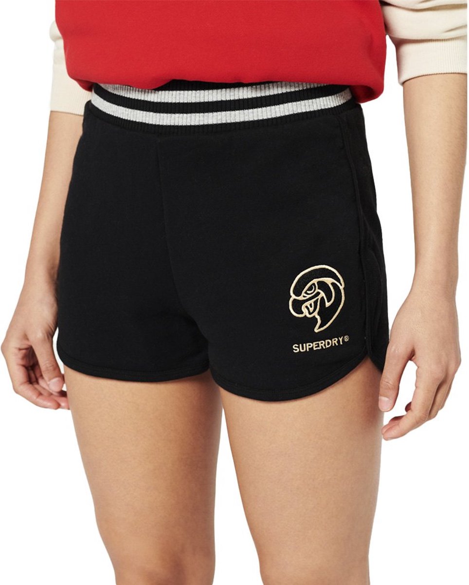 Superdry Vintage Collegiate Korte Broek L Vrouw Zwart