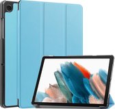 Tri-Fold Book Case met Wake/Sleep - Geschikt voor Samsung Galaxy Tab A9 Plus Hoesje - Lichtblauw
