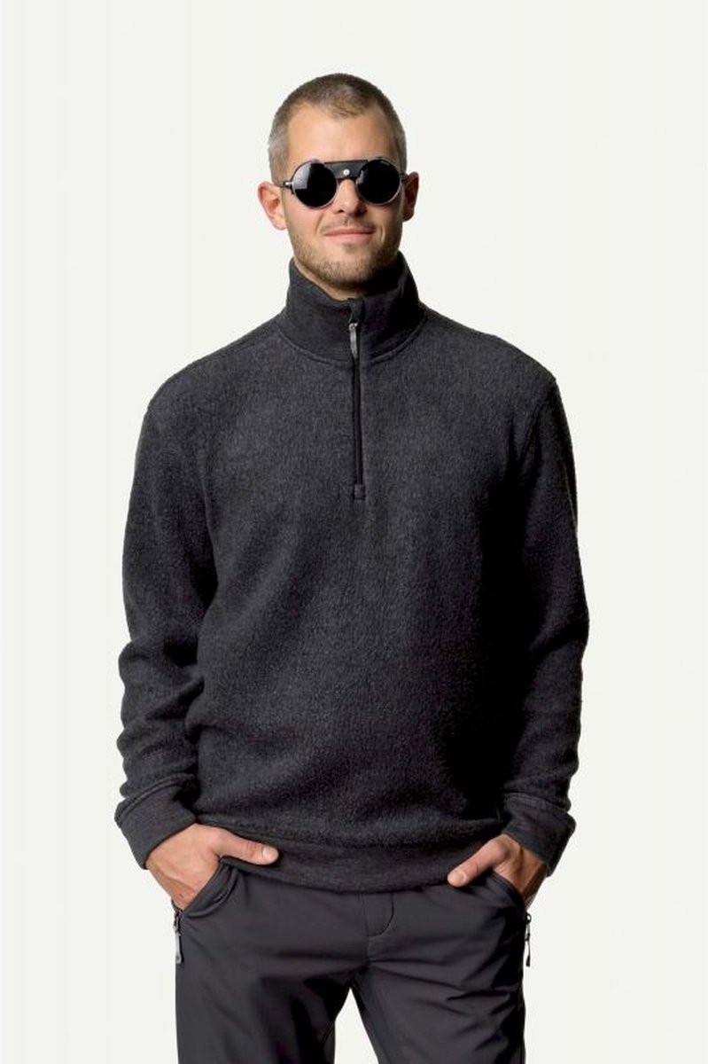 Houdini Sportswear Alto Half Zip - Fleecevest - Heren True Black L