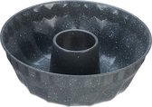 Relaxdays tulband bakvorm - cakevorm - gespikkeld - 25 cm - antiaanbaklaag - ring - staal