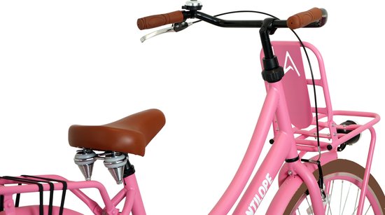 Antilope Mini Cargo Transport 22 Inch Meisjesfiets Roze van Popal — afbeelding 2