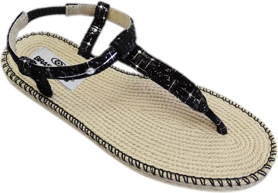 Brasileras sandalen dames- Zwart- 36