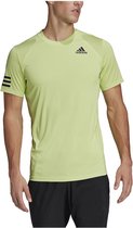 adidas Club 3 Stripes Tee - sportshirts - groen - Mannen