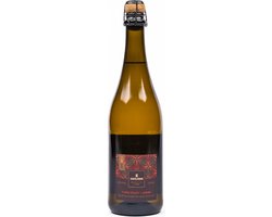 Soolong Enjoy T-Vino Jasmijn Sparkling 0%, Alcoholvrij, Heerlijk Aperitief, Gemaakt van 0.0% Witte Wijn met Groene Jasmijn Thee, Bubbels, Champagne, Cava, Prosecco - Fles 750ml