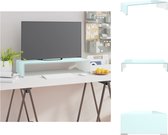 vidaXL TV-meubel - Gehard glas - 70 x 30 x 13 cm - Groen - Kast