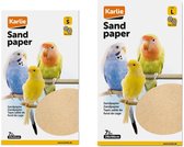 Karlie - Zandpapier - Bird sand carpet - Afmetingen: 24x41cm - 7st.
