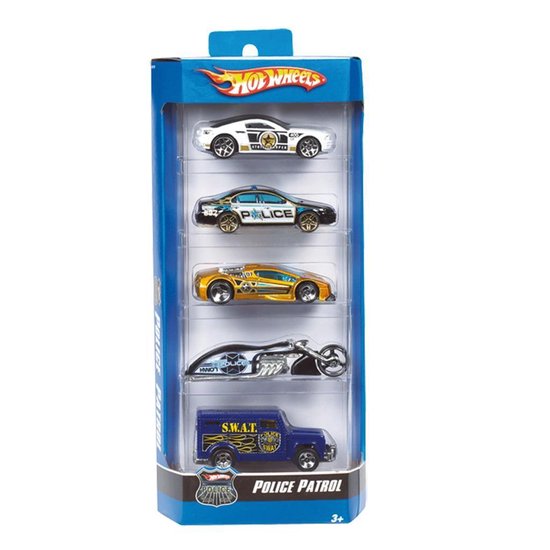 Coffret cadeau Hot Wheels avec 5 voitures