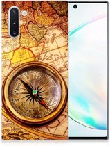 Siliconen Back Cover Geschikt voor Geschikt voor Samsung Galaxy Note 10 Kompas
