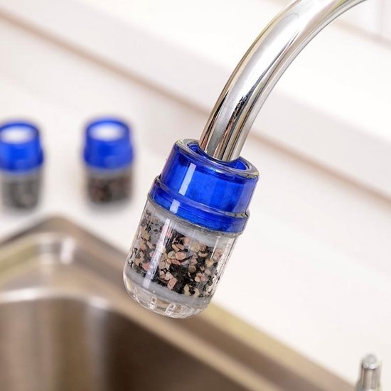 2 stuks huishoudelijke kraanwater Purifier keuken kraan filter actieve kool  drie-laag... | bol.com