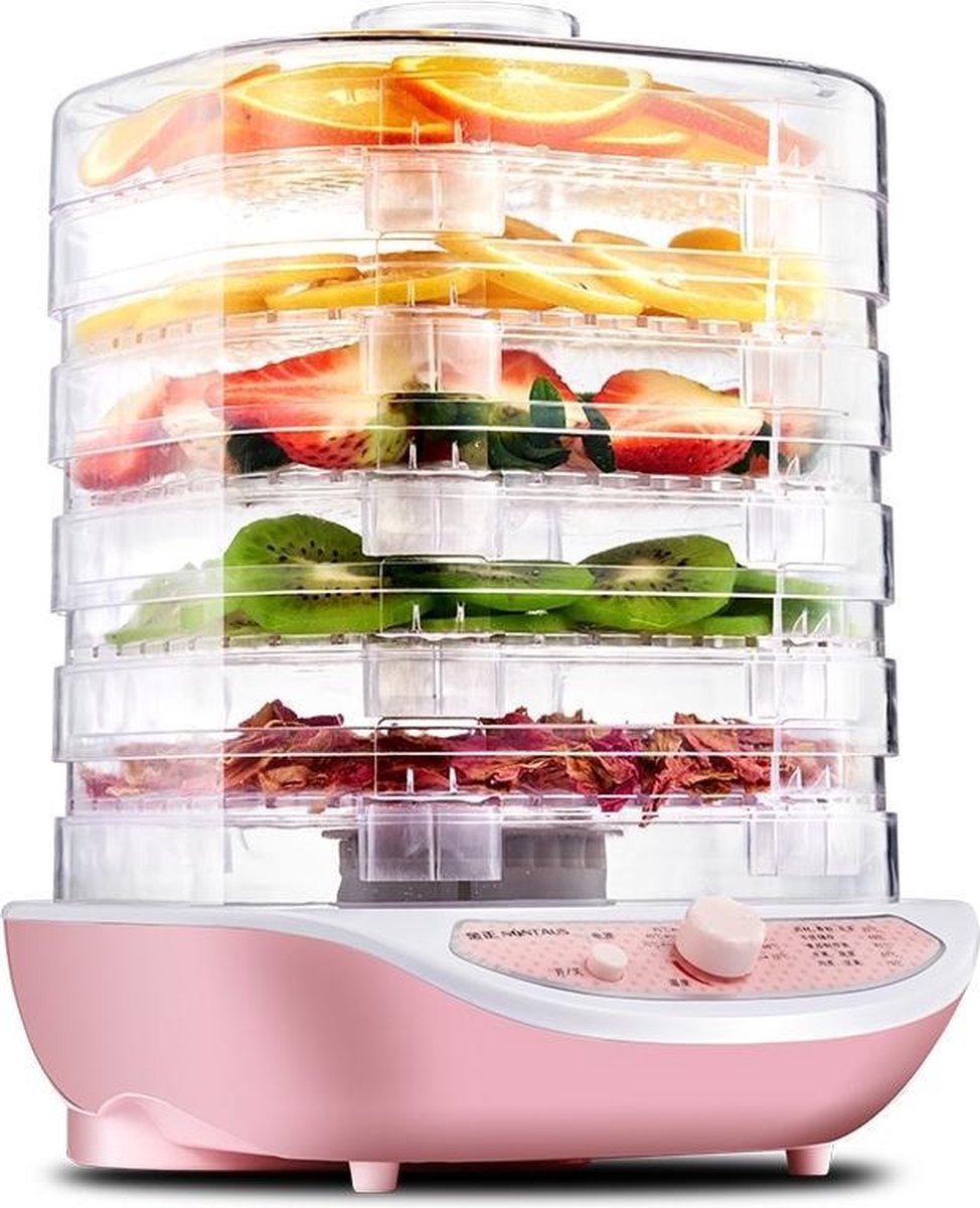 Pellen Maak het zwaar radar Voedsel dehydratatie fruit groente kruid vlees drogen machine snacks droger  met 5... | bol.com