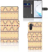 Geschikt voor Samsung Galaxy Note 10 Telefoon Hoesje Aztec Yellow