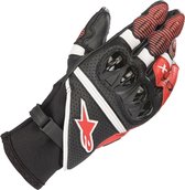 Alpinestars GP X V2 Black White Bright Red Motorcycle Gloves L